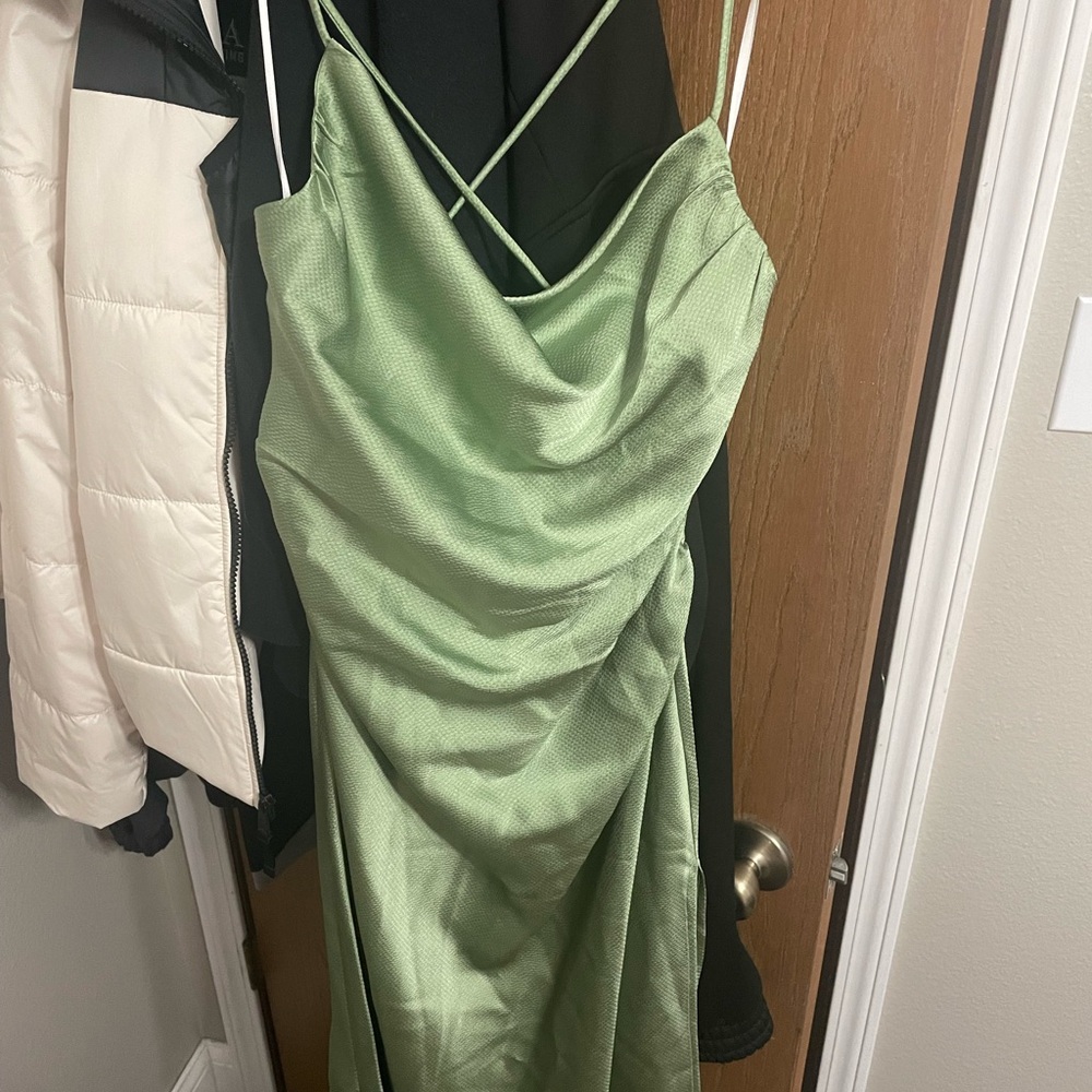 Sage dress